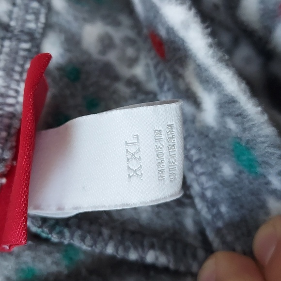 Wonder Shop Christmas pj xl grey green red - Picture 6 of 11